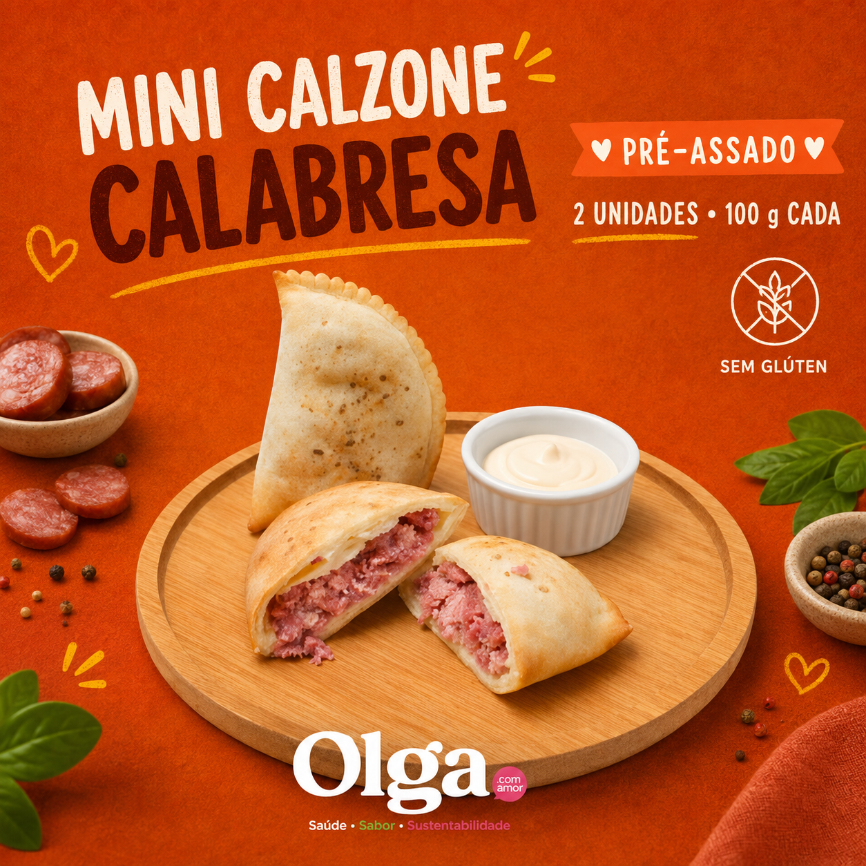 MINI CALZONE CALABRESA