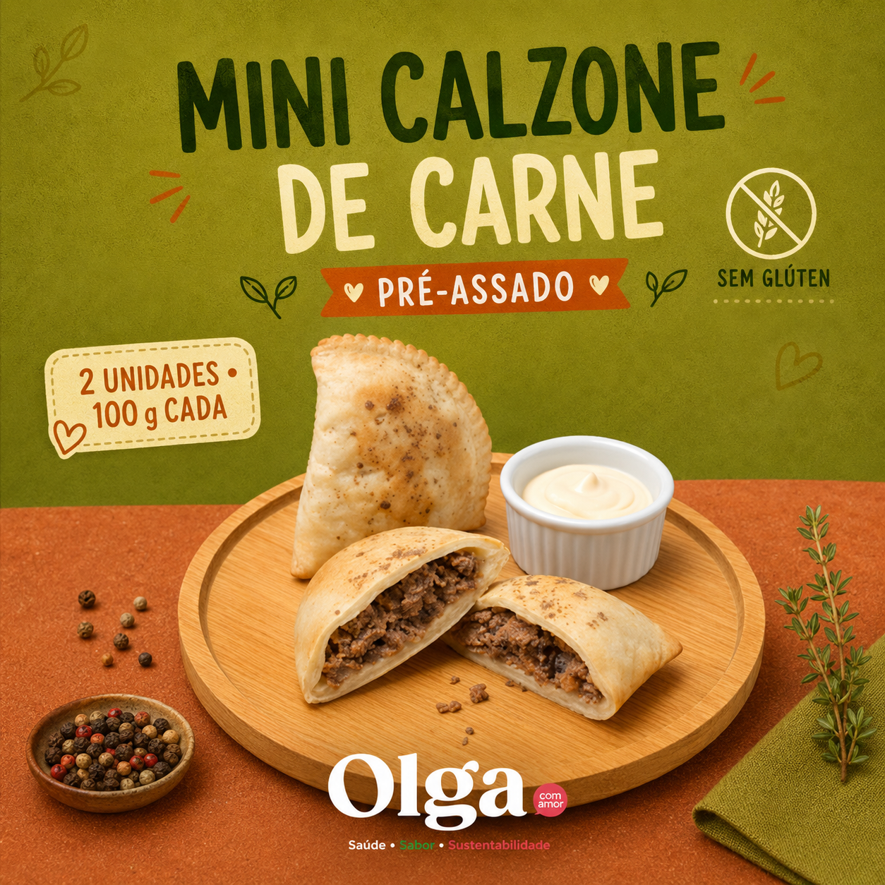 MINI CALZONE DE CARNE