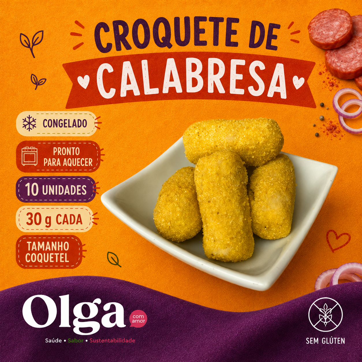 CROQUETE DE CALABRESA