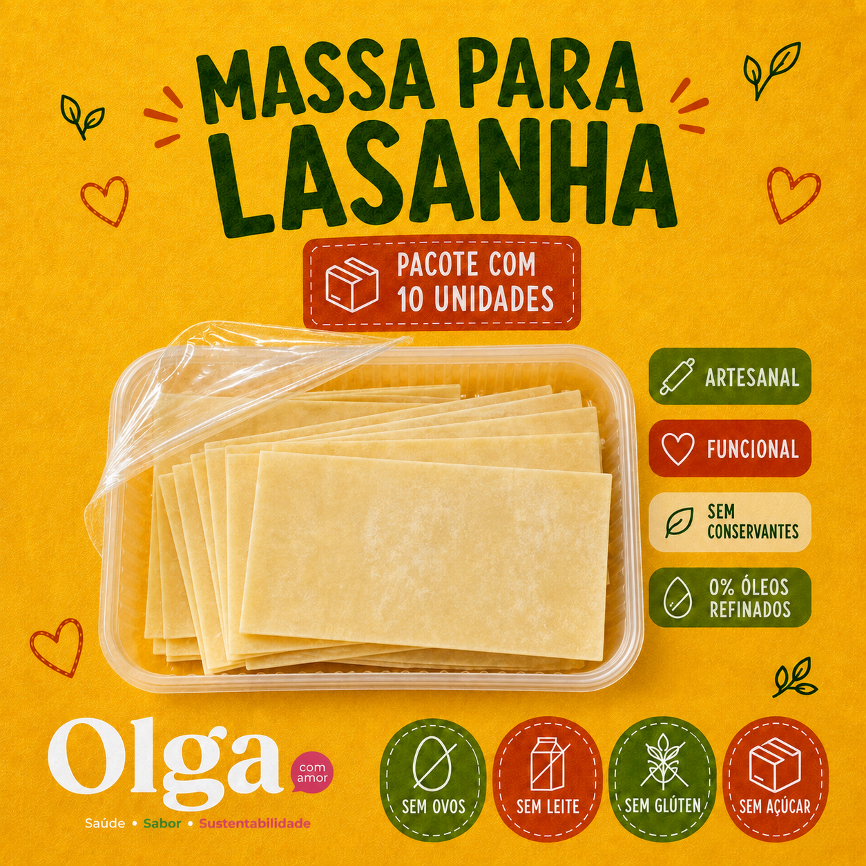 MASSA DE LASANHA