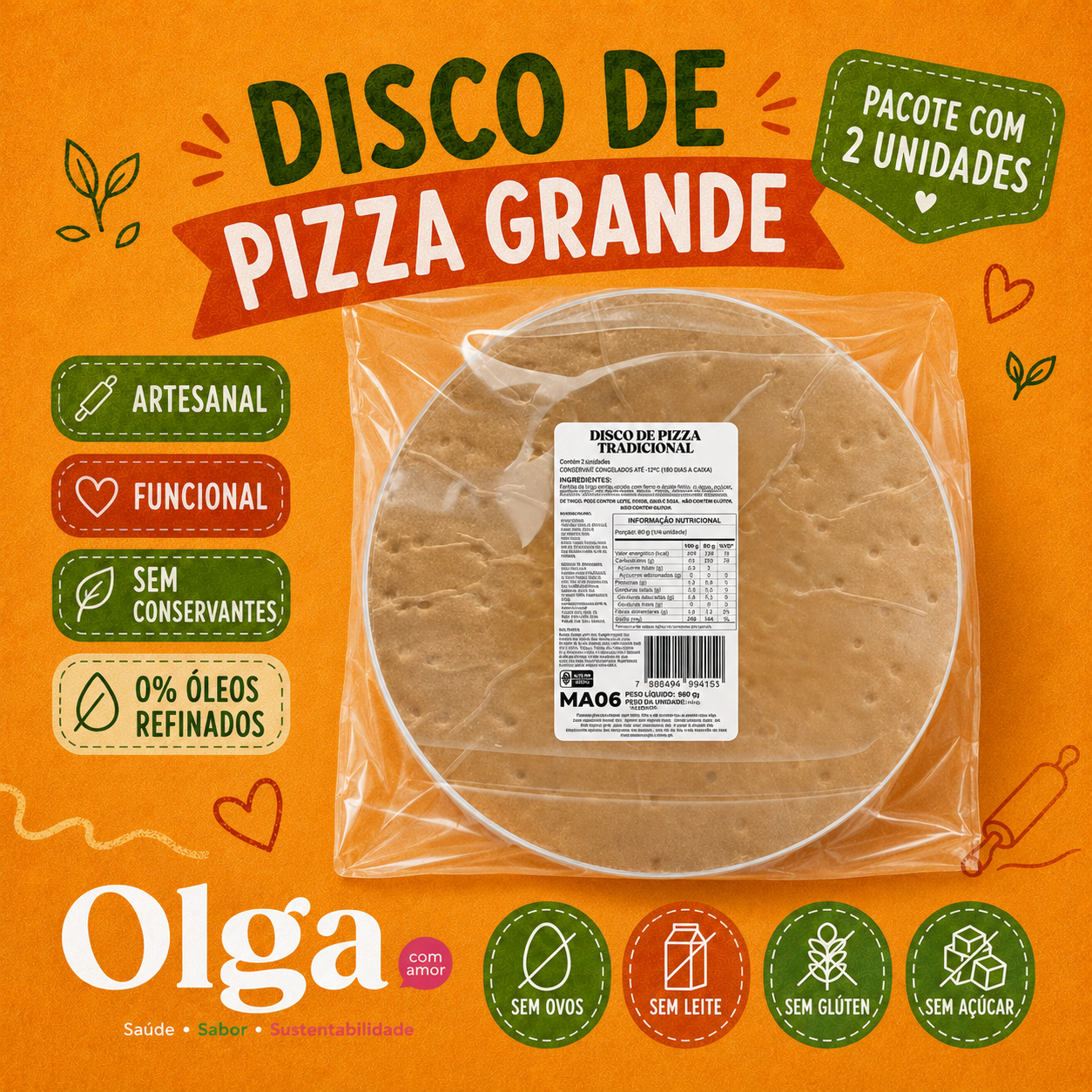 DISCO DE PIZZA GRANDE